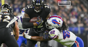 Bills' Depleted Defensive Second-Level Crashes to Earth in First Half vs. Ravens