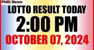 Lotto results for October 7, 2024