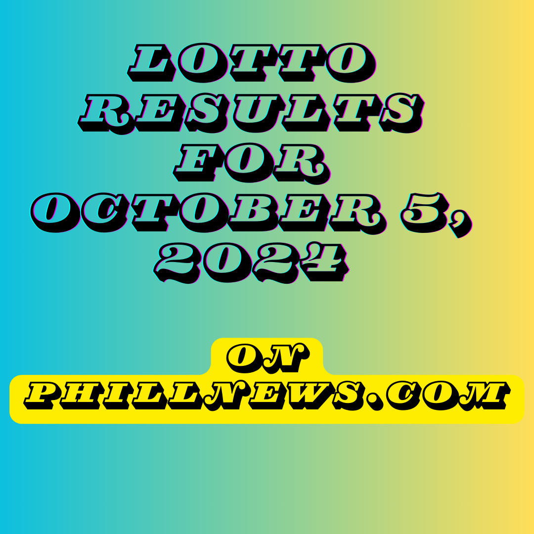 Lotto results for October 5, 2024